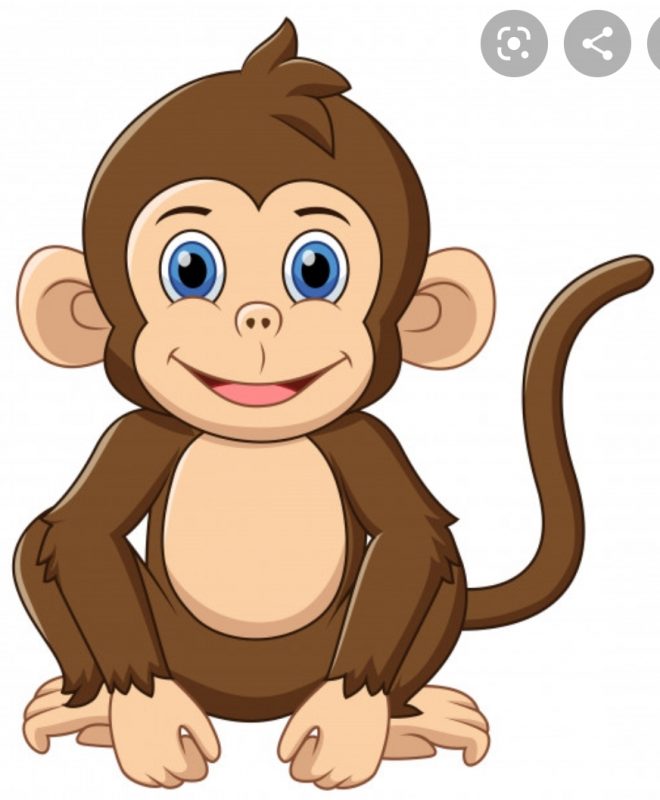 Mặt Con Khỉ Hoạt Hình, HD Png Download , Transparent Png Image - PNGitem